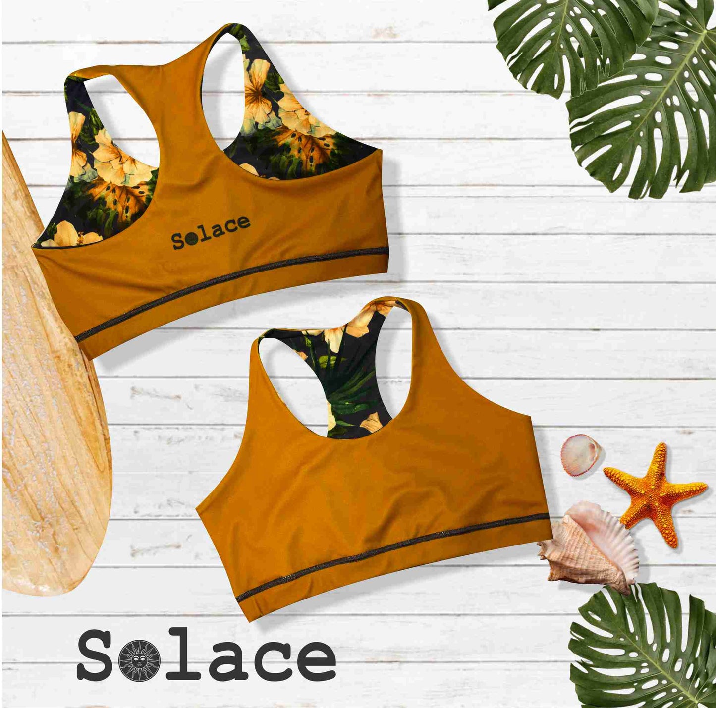 Solace Aloha Reversible Crop Top