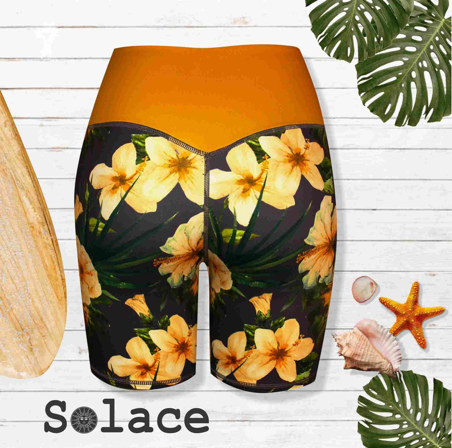 Solace Aloha Print Hot Pants