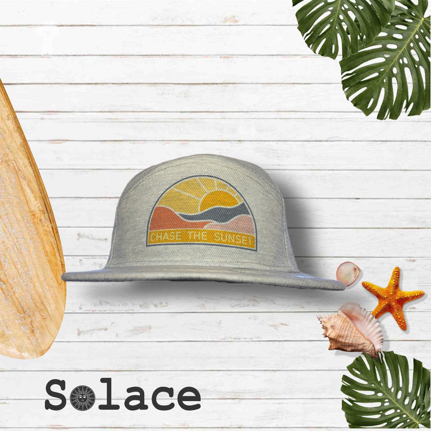 Solace - Chase the sunset- rounded flat cap