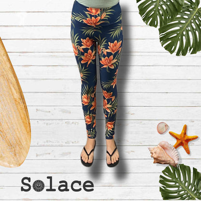 Solace Wakiki print full length leggings