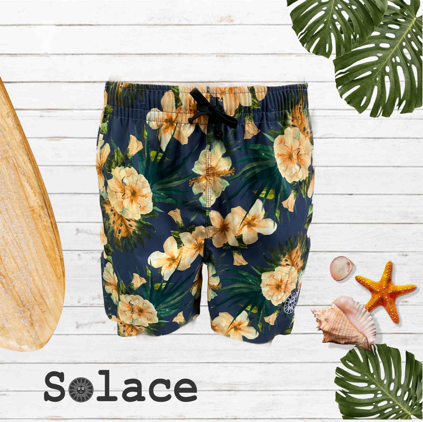 Solace Aloha Lasercut Adventurer's Boardshorts