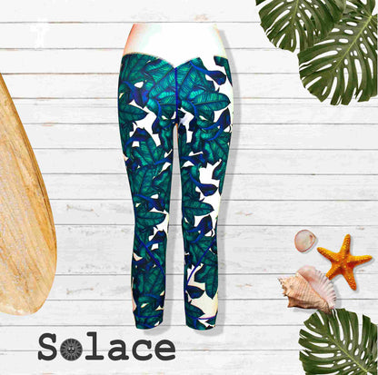 Solace Havana Print 3 quarter Leggings