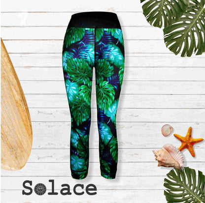 solace jungle fever Solace Leggings front