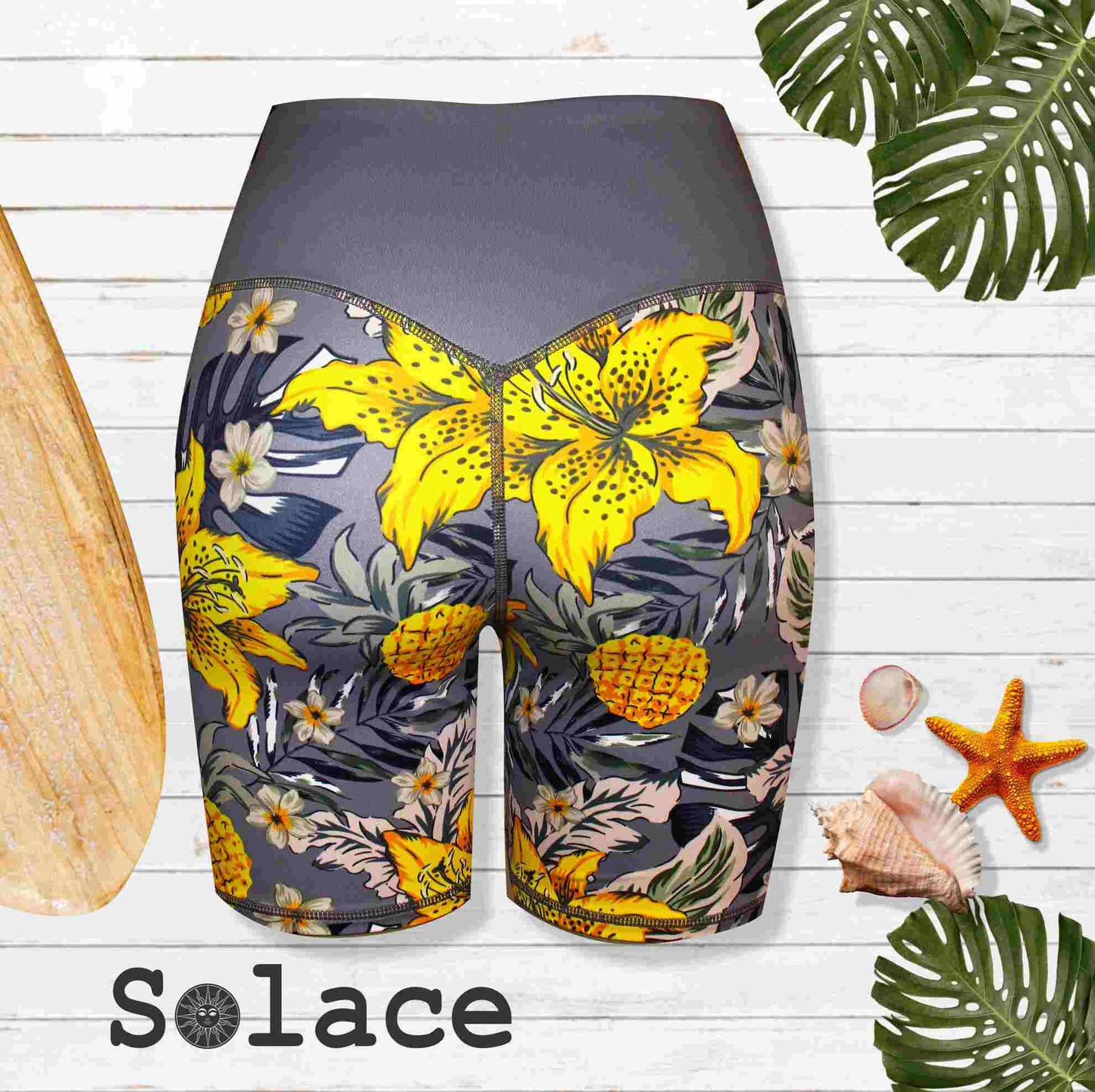 solace Sunday hot pants back