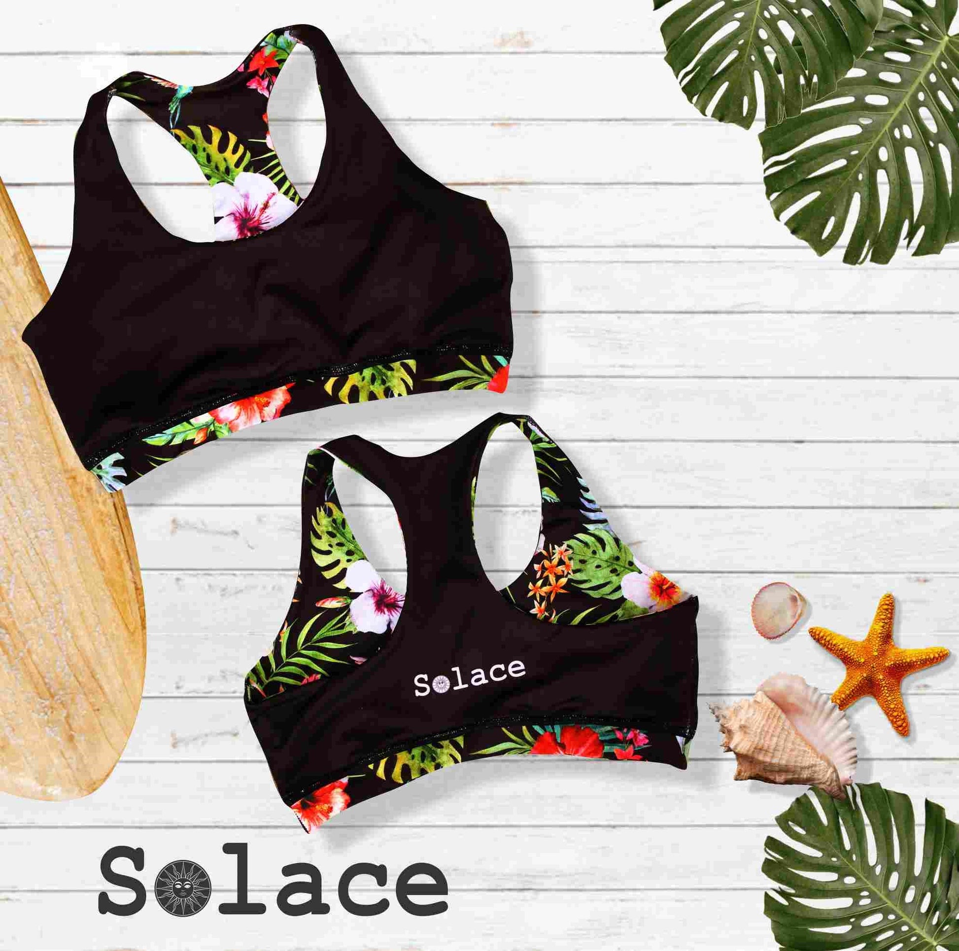 Solace Hummingbird Reversible Crop Top